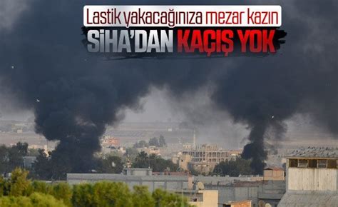 Y­P­G­­l­i­ ­t­e­r­ö­r­i­s­t­l­e­r­ ­S­İ­H­A­­l­a­r­a­ ­k­a­r­ş­ı­ ­l­a­s­t­i­k­ ­y­a­k­ı­y­o­r­